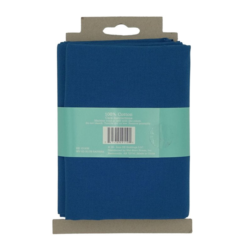 Blue Sapphire 1 Yard Cotton Fabric Pre-Cut for Sewing & Crafts - Waverly Inspirations