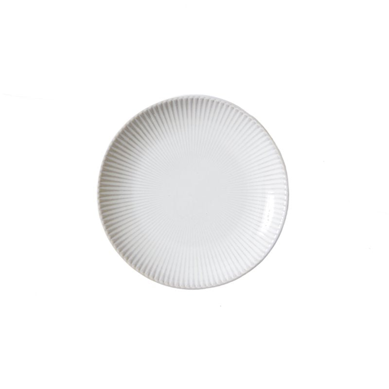 12-Piece Stoneware Dinnerware Set - Cream, 2 Pack