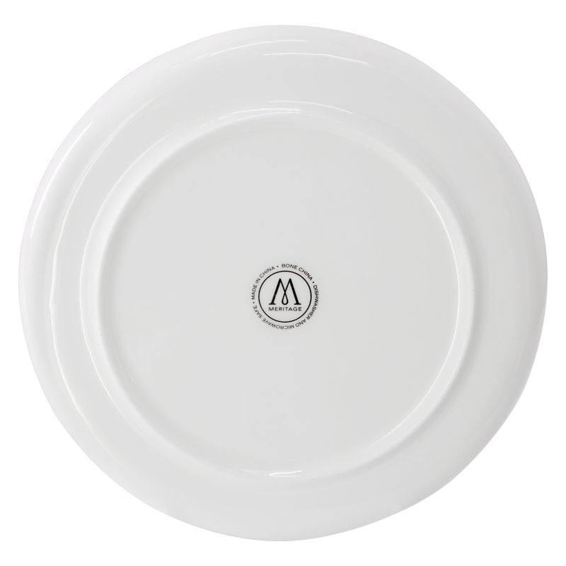 16-Piece Round Bone China Dinnerware Set - White