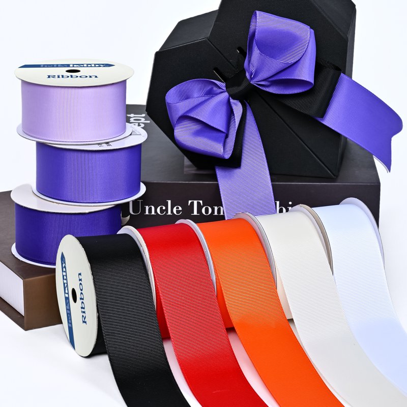 White Grosgrain Ribbon 1.5 Inch x 7 Yards for Crafts Sewing & Gift Wrapping