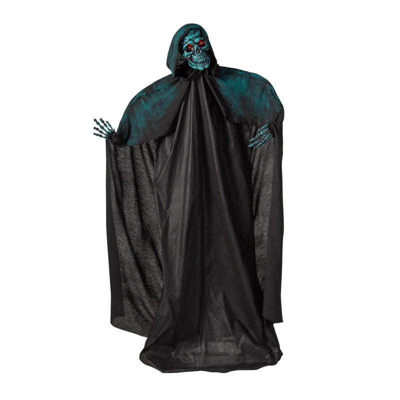 Skeleton of Death Animated Halloween Prop - 5 6 3/4 Inch Spooky Decor