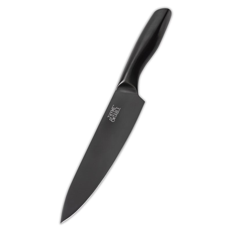 15-Piece Knife Block Set with Built-In Sharpener - Gunmetal