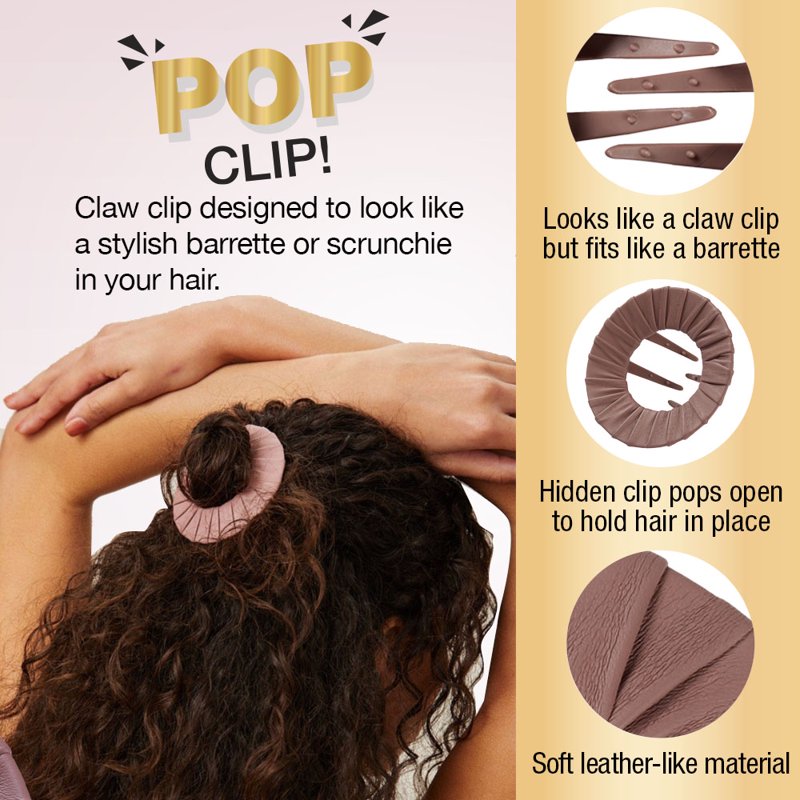 Dusty Rose Claw Clip and Barrette