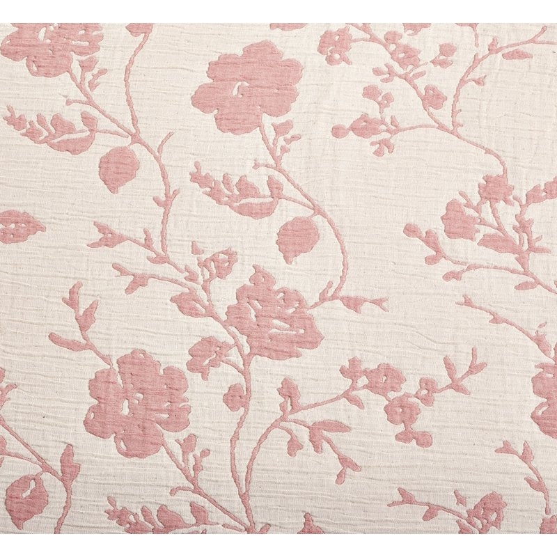 The Pioneer Woman Agatha Floral Gauze Quilt - King, Rose Pink & White, Reversible