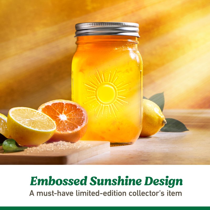 16 oz Limited Edition Sunshine Keepsake Mason Jars - 4 Pack