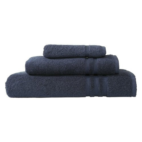 Turkish Cotton Towel Set - Denzi Collection, Gray, 3-Piece Absorbent Bath Towels