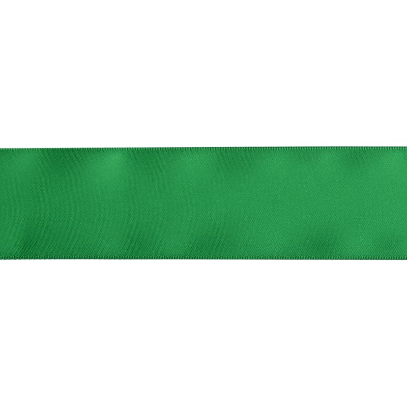 Green Satin Ribbon 1.5 Inch Wide, 7 Yards for Crafting & Gift Wrapping