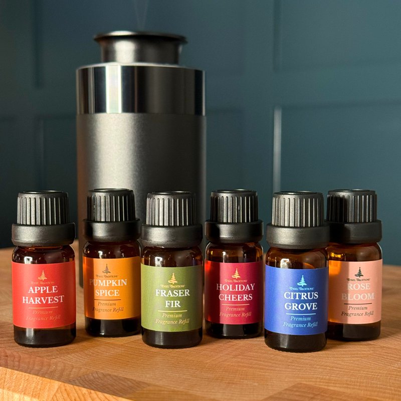 Pumpkin Spice Fragrance Oil Refill Set for Diffusers - Fall Scent, 3 Pack