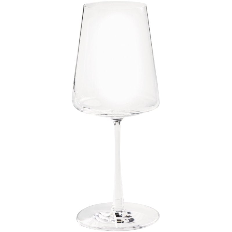 Clear Flared White Wine Glass with Stem - 13 oz, 4 Pack