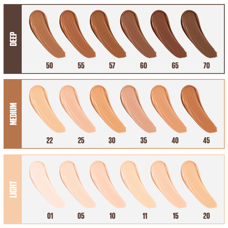Liquid Concealer for Face - Natural Coverage, Oil-Free, Non-Comedogenic