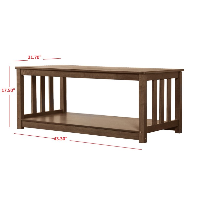 3-Piece Coffee Table Set with Rectangular Table & End Tables