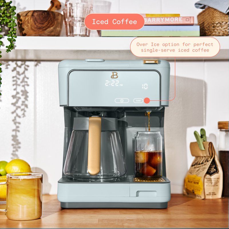 12-Cup & Single-Serve Multi-Brew Coffee Maker - Hydrangea