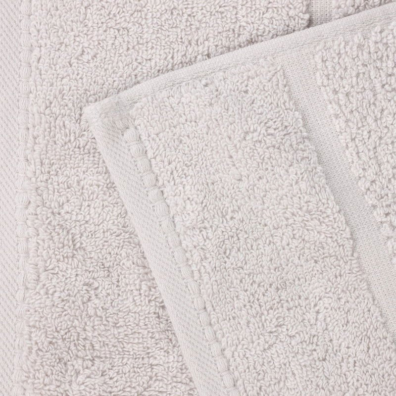 Silver Bath Sheet Set - 2 Pack Ultra Absorbent Medium Weight Towels - Superior Mile