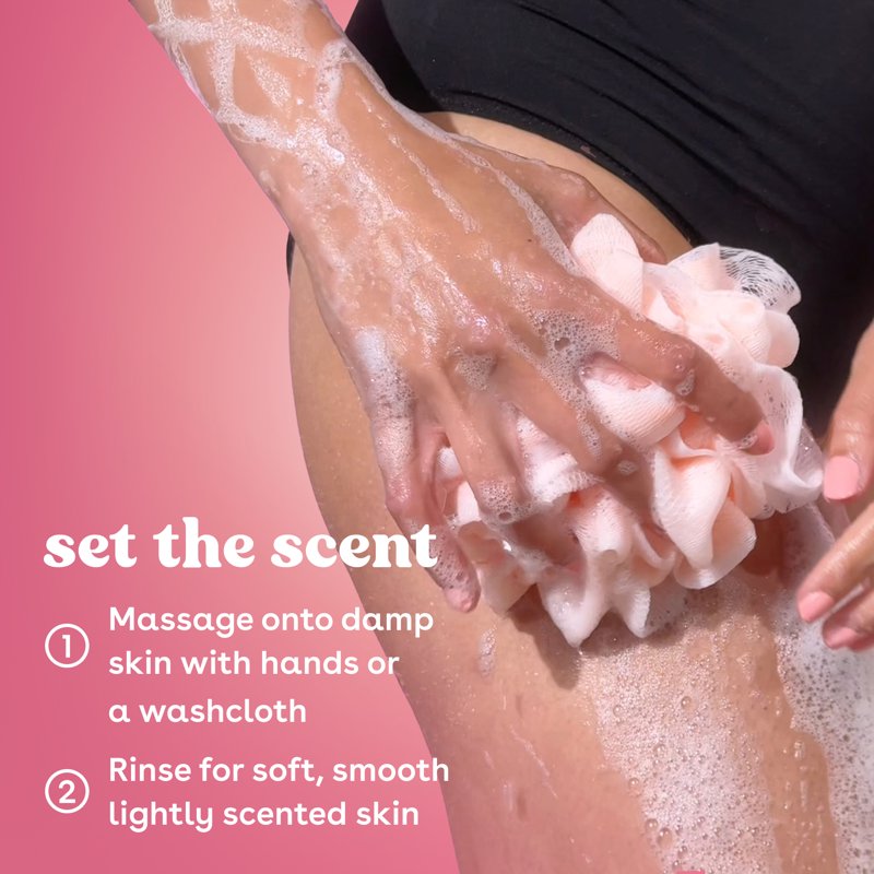 Pink Champagne Body Wash - Creamy Gel Formula, 16 fl oz