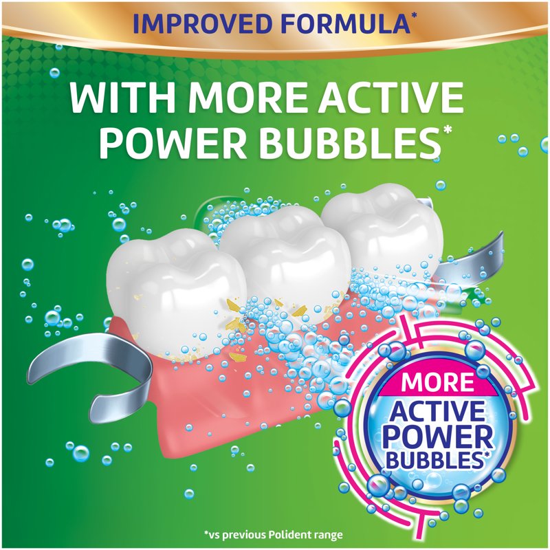 Denture Cleaning Tablets - Overnight Whitening, 90 Count