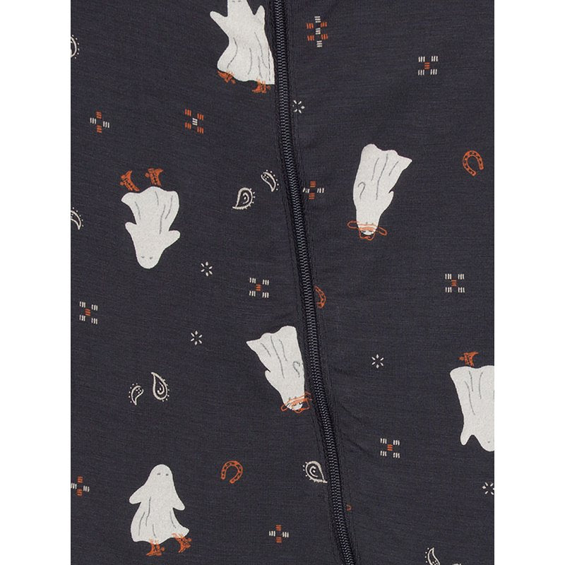Baby Girl Halloween Footed Pajama with Two-Way Zipper - 0-3 Months Ghost Variation