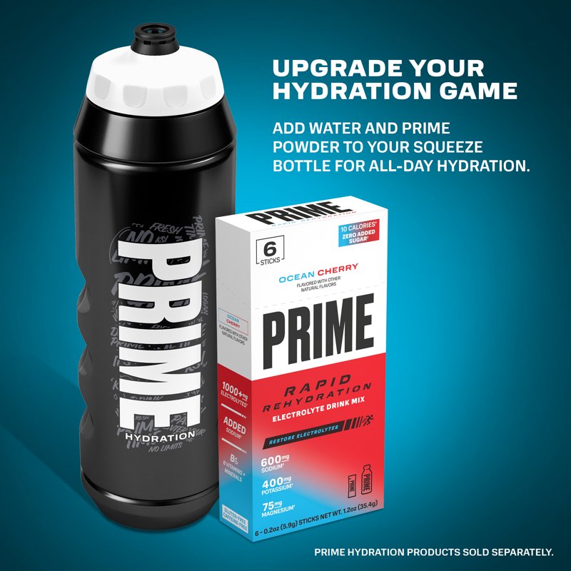 32 oz Squeeze Sports Water Bottle - Leak-Proof Black Graffiti