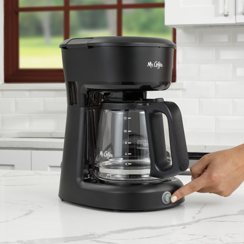 12-Cup Programmable Coffee Maker with Auto Pause and Water Window