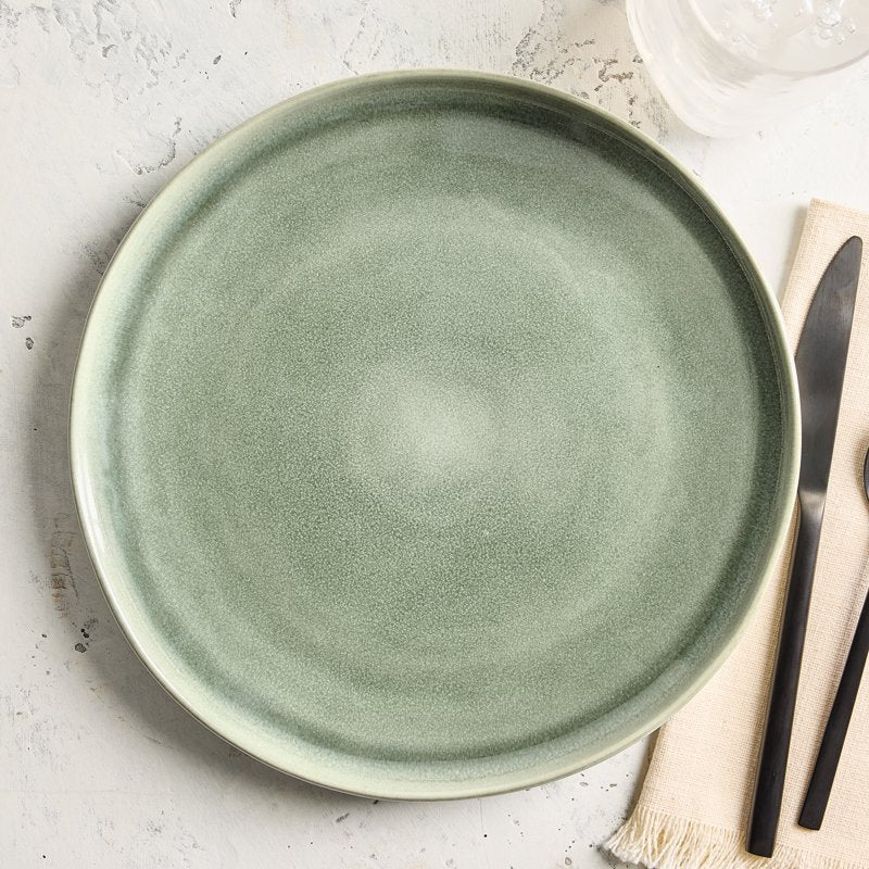 Brooks Stoneware Dinner Plate - 10.25 Inch, Green