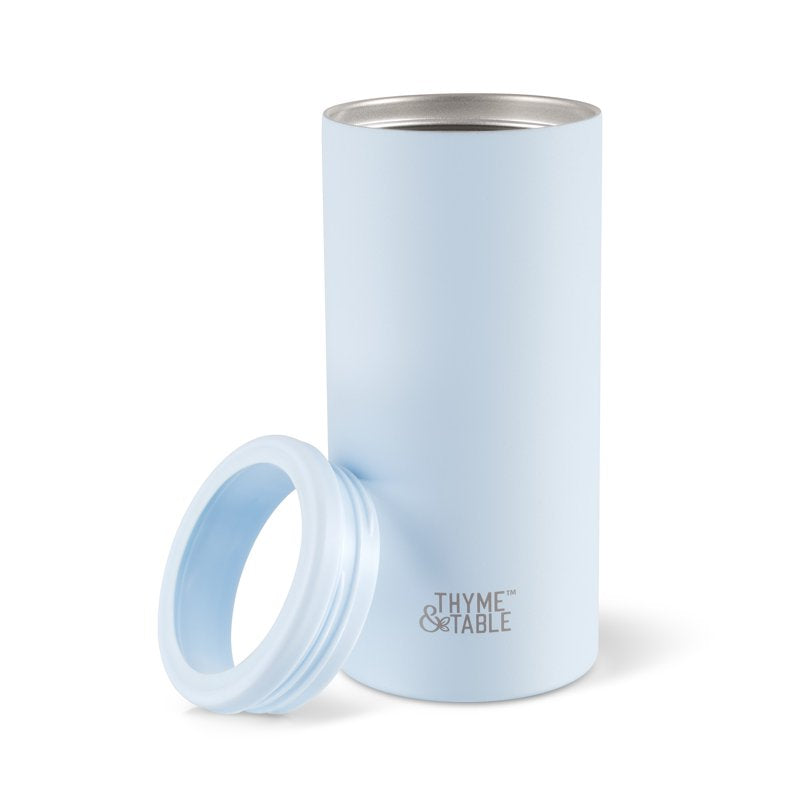 12oz Stainless Steel Slim Can Holder - Blue