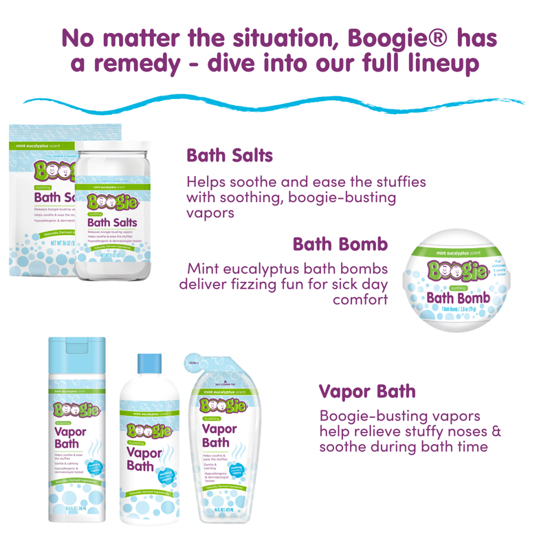 Soothing Mint Eucalyptus Bubbling Vapor Bath - 2 Pack