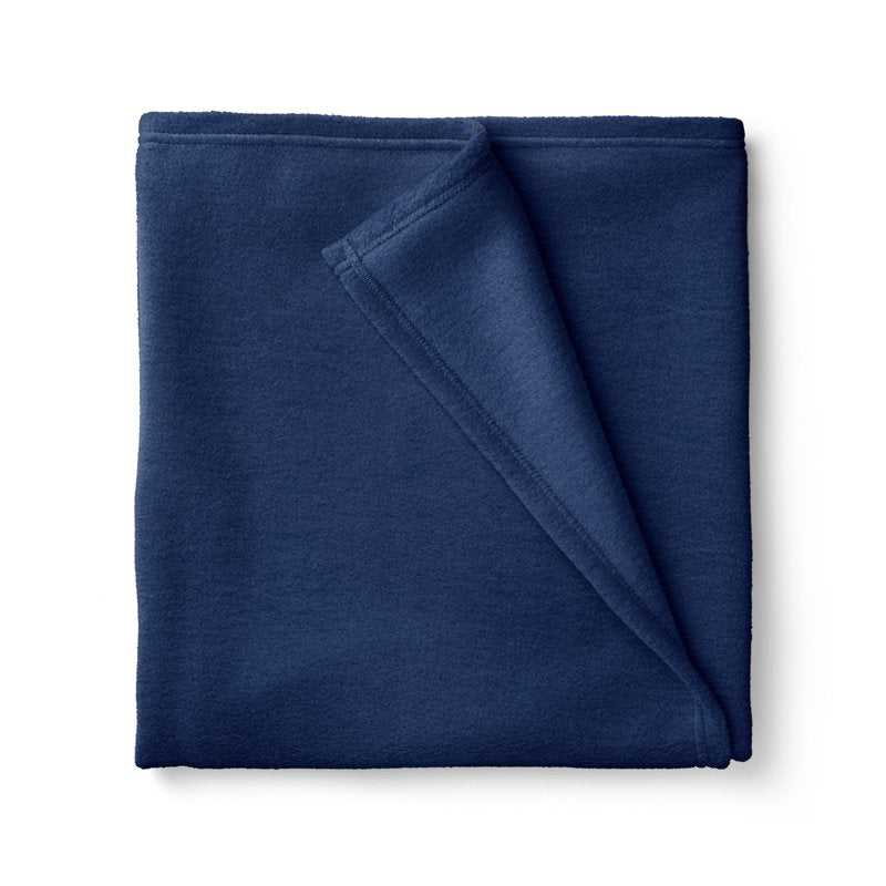 Navy Anti-Pill Fleece Fabric Precut 1.5 Yards - Soft Polyester for Crafts & Sewing - Single Variation