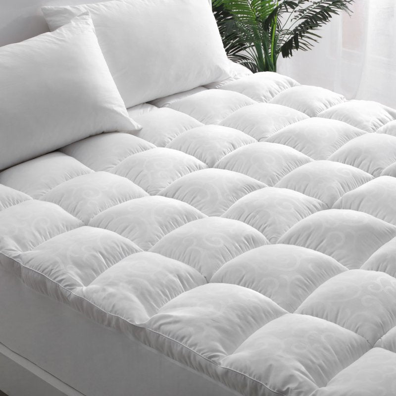Queen Mattress Topper Allswell Indulgent Pillow Top Comfort | Overfilled, Microfiber