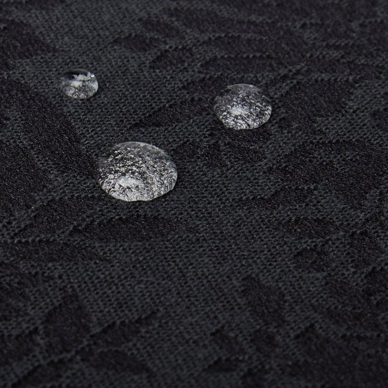 Lexington Table Runner 15"x72" - Stain Resistant Black Damask