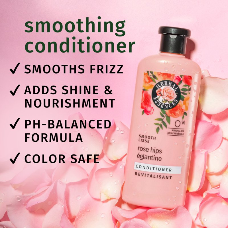 Rose Hips Smooth Conditioner, Nourishing Hair Treatment, 13.5 fl oz