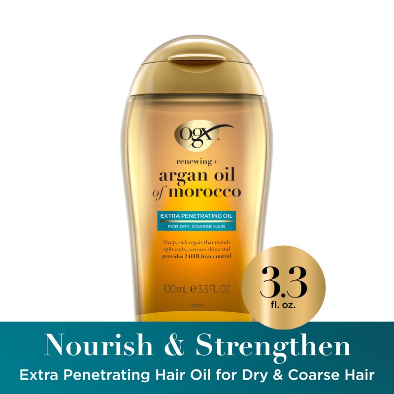 Extra Strength Argan Oil Hair Serum for Dry and Damaged Coarse Hair