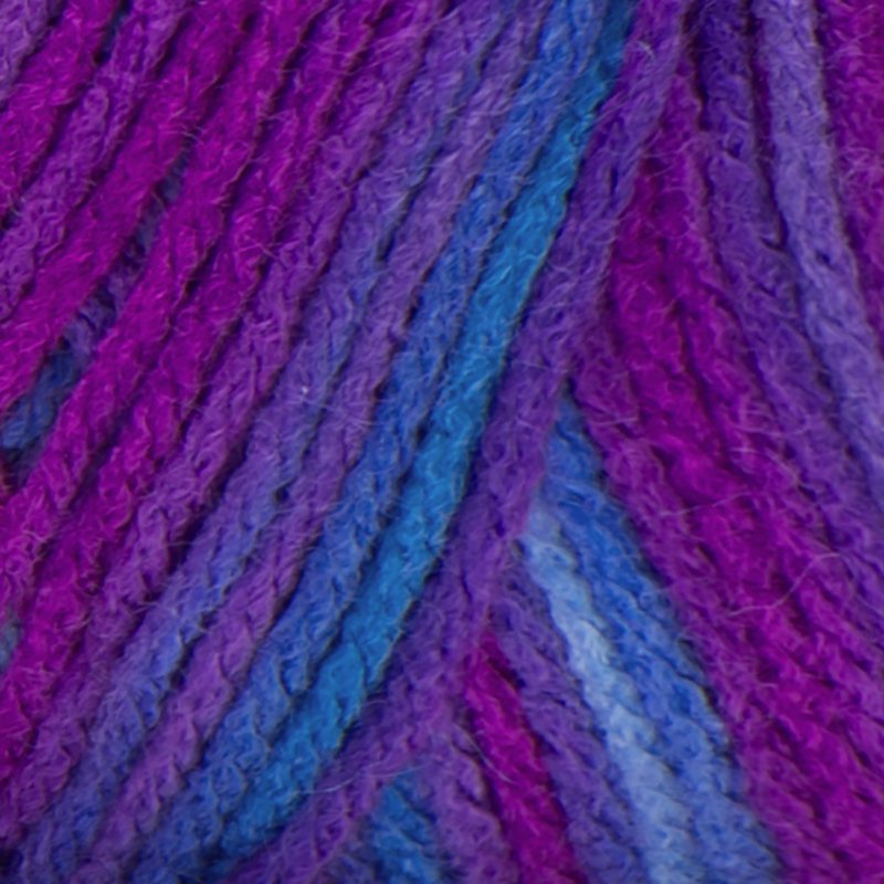 Red Heart Super Saver Worsted Acrylic Yarn - Grape Fizz, 5oz / 142g, 236yd, Variant Grape Fizz