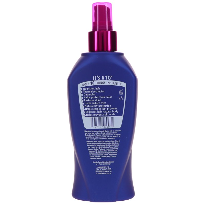 Leave-In Conditioner for Frizz Control & Color Protection - 10 oz