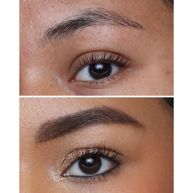 Micro Brow Pencil with Spoolie Brush - Dark Brown, Vegan & Cruelty-Free