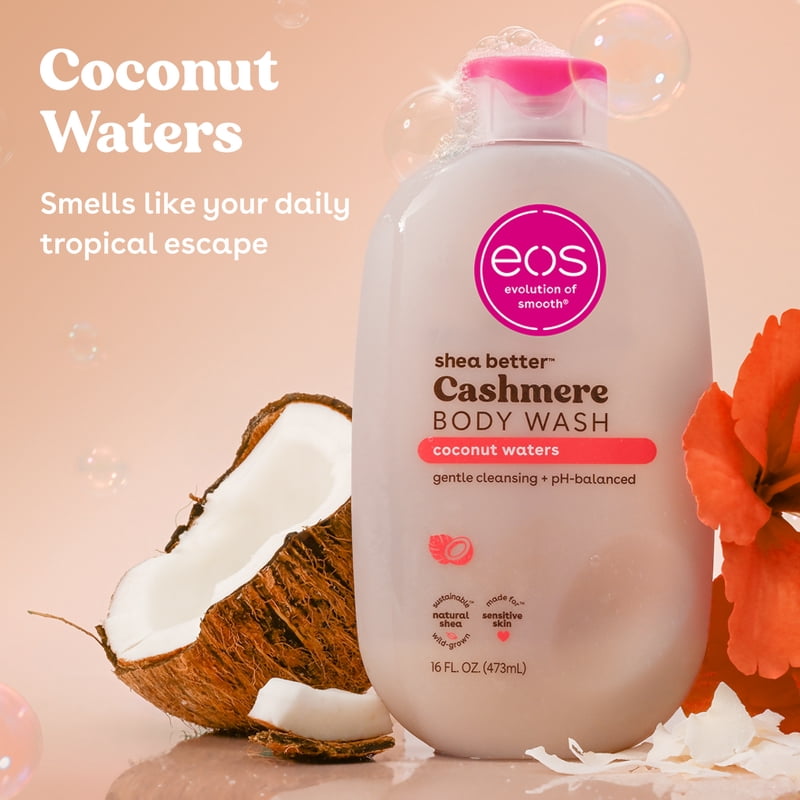 Shea Butter Moisturizing Body Wash - Creamy Gel Formula for Sensitive Skin