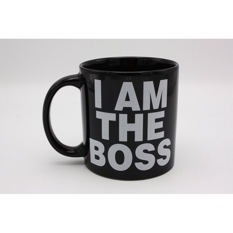 I Am The Boss Giant Mug - 22oz Ceramic Coffee Cup