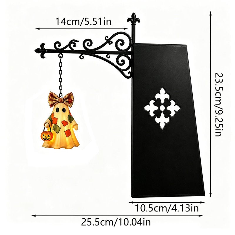 Halloween Bookshelf Lamp AA13 - Ghost Lantern Decorative Lighting for Indoor Halloween Decor