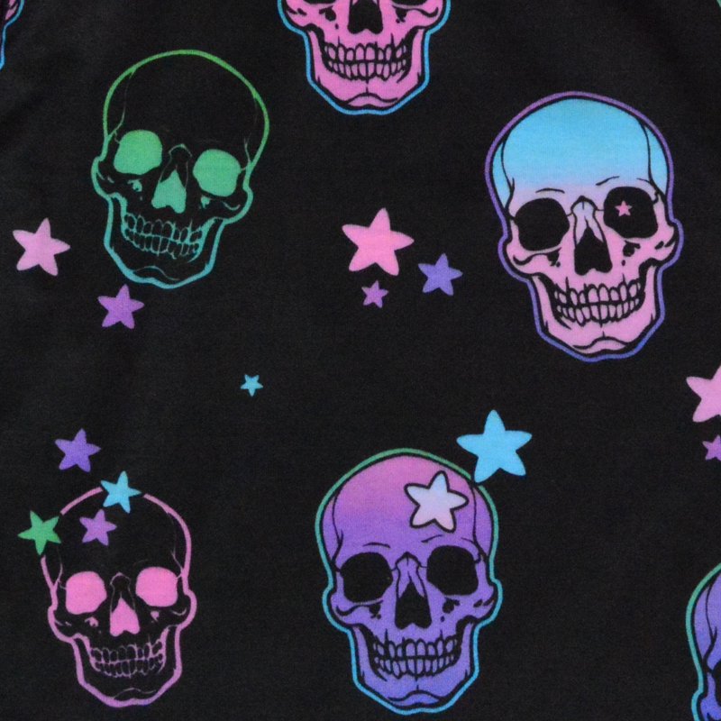 Halloween Skeleton Pajamas Sets for Kids - Skull Full Print 7T Sleepwear