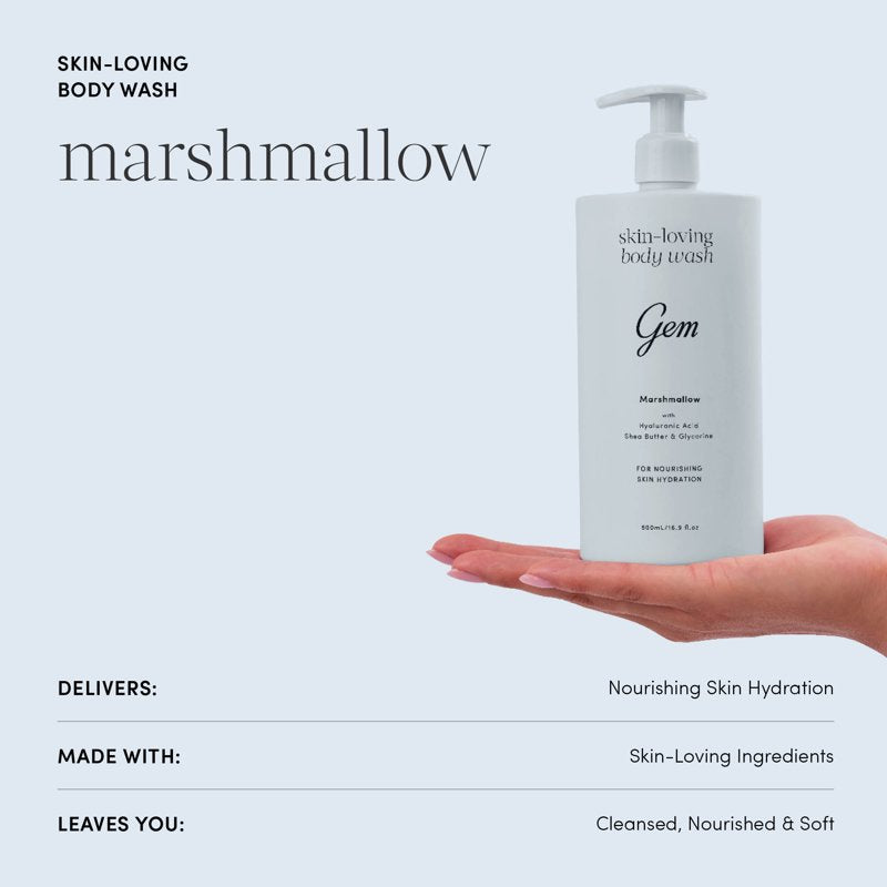 Hydrating Body Wash with Hyaluronic Acid & Shea Butter - 500mL