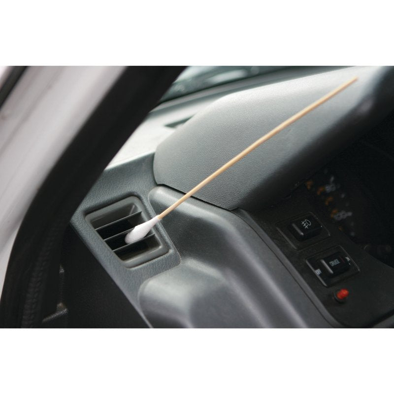 Cotton Cleaning Swabs Set - Low Lint, Flexible Bamboo Handles