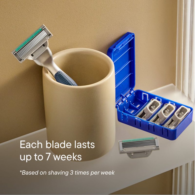 Plus Shaving Razor for Men with Refill Cartridge - Onyx