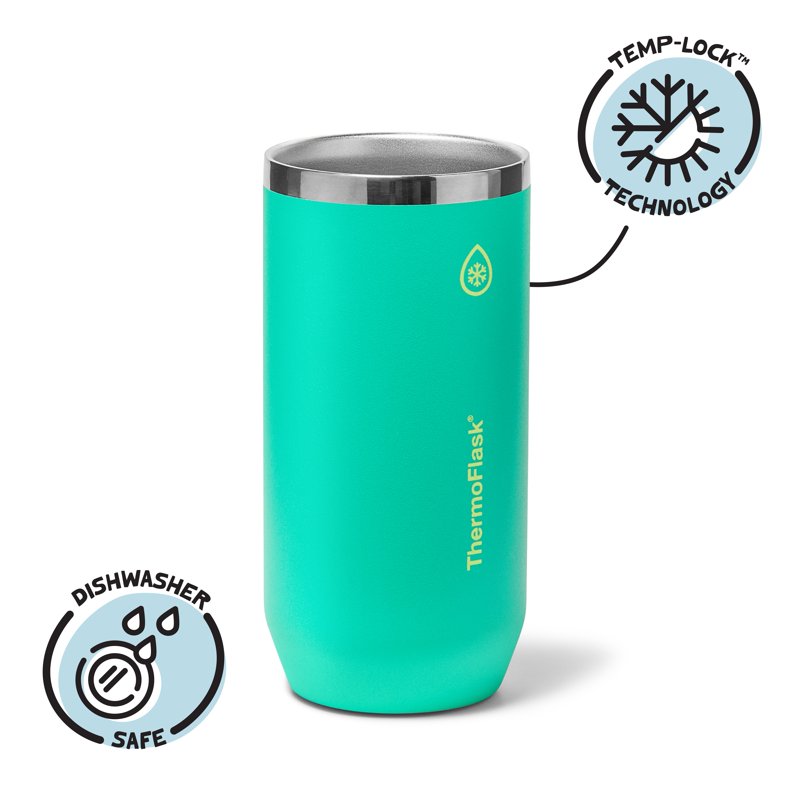 16 oz Insulated Can Cooler & Cup - Screamin' Green