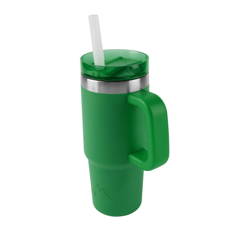 18oz Stainless Steel Insulated Tumbler with Handle - Bright Green