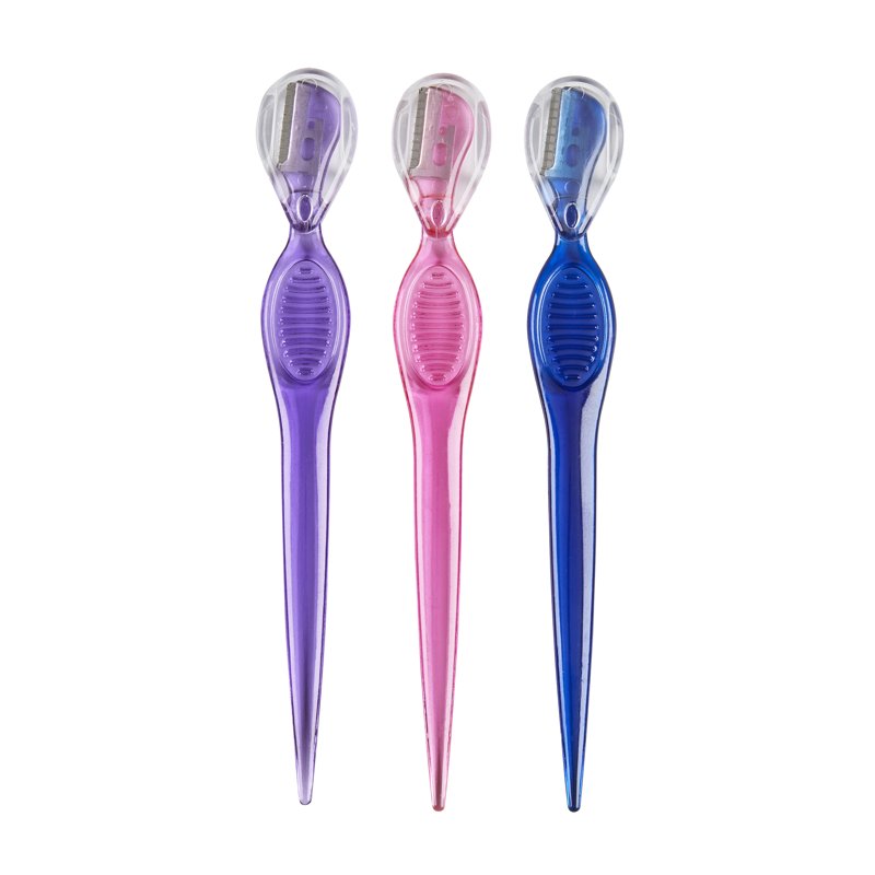 Eyebrow Shaping Razors - Precision Facial Hair Trimmers, 3 Count