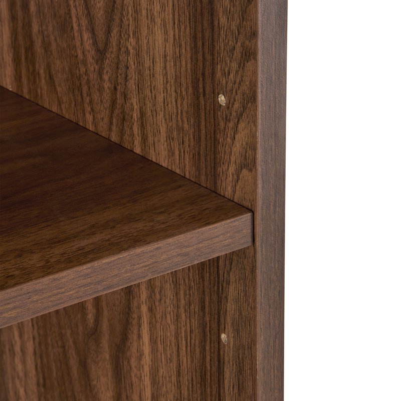 Lillian Fluted Bookcase with Doors - Multiple Colors