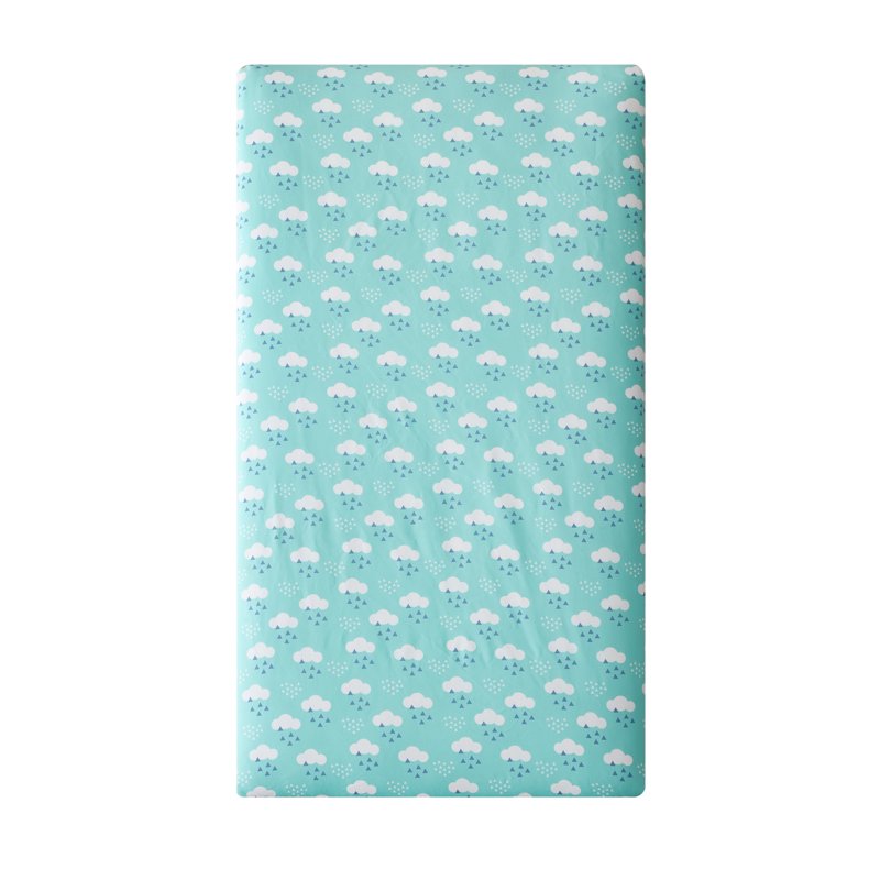 American Kids Woodland Baby Crib Bedding Set - Blue & Green Unicorn