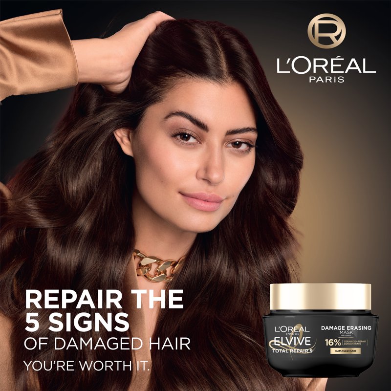 Total Repair 5 Damage Erasing Hair Mask, Protein & Almond Oil Treatment