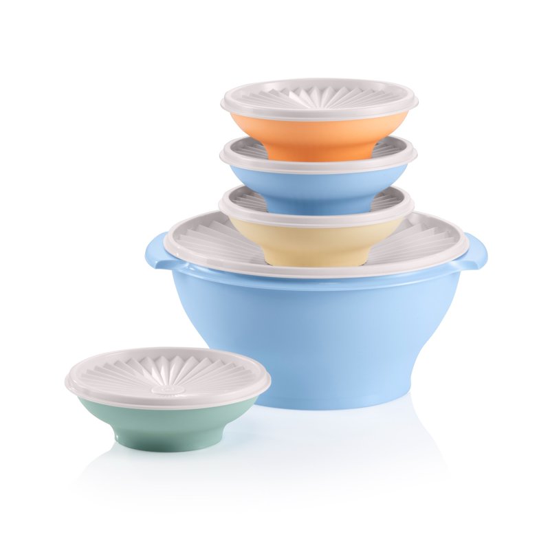 Heritage Serve & Store Food Storage Bowl Set with Lids - 5 Count