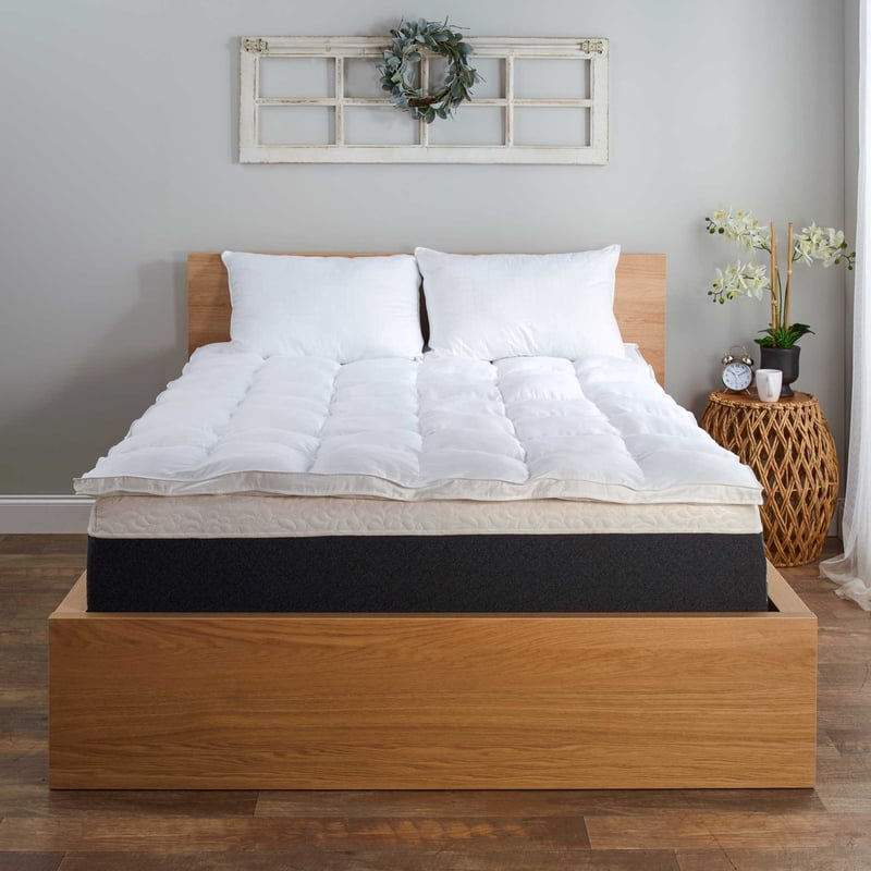Beyond Down Fiber Bed Twin Overfilled Synthetic Down 300TC Cotton Cover