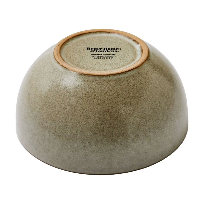 6-Inch Stoneware Cereal Bowl - Cream, 2 Pack