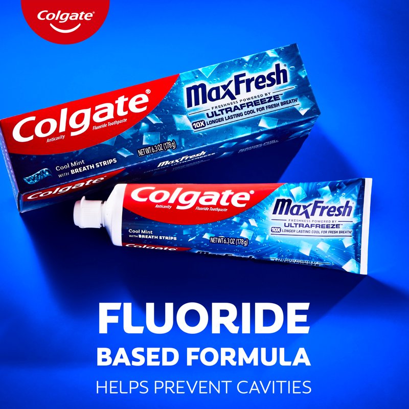 Cool Mint Toothpaste - 3 Pack, 6.3 oz Tubes